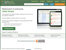 Tablet Screenshot of myplaniq.com